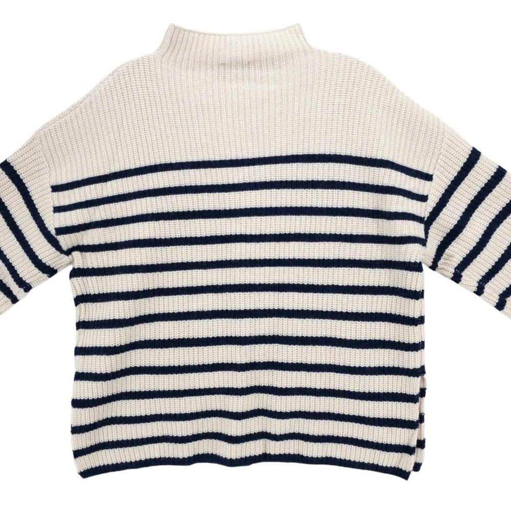 Nwt Rails Claudia Sweater Cream Navy Blue Stripe … - image 5